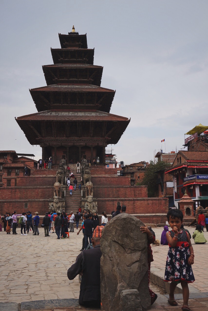  The center of Bhaktapur’s Durbar Square 
