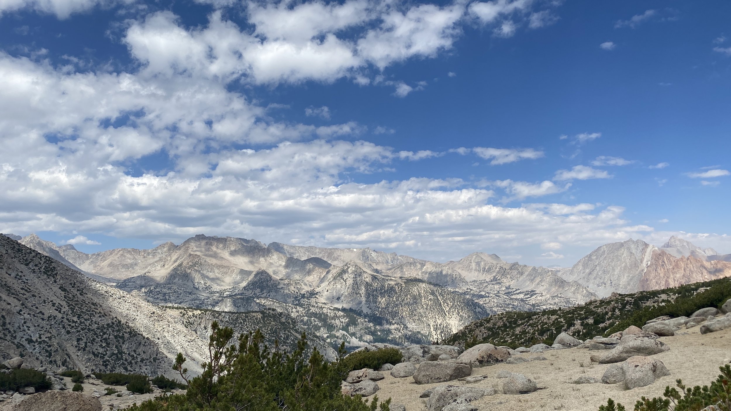  Expansive views into Evolution Basin and Valley 