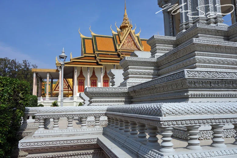 One of the temples at the king's palace in Phnom Penh