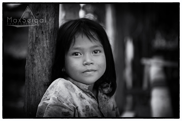 This 12 year old at the village was great, her subtle smile completely drew me in.