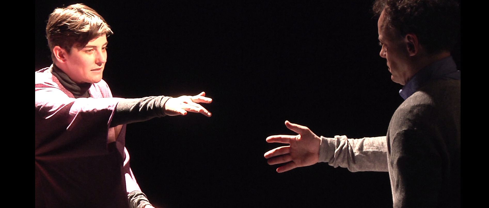 Moira Stone and Matthew Trumbull in "The Language"