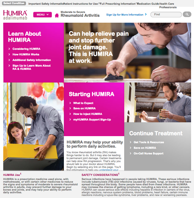 Abbott: MyHumira Digital Campaign