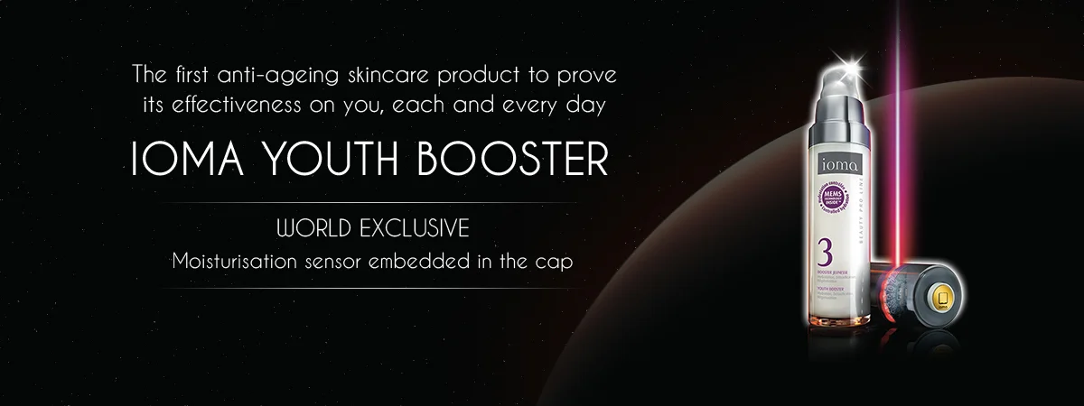 IOMA Youth Booster contains in its cap the same technology used in the Curiosity module – the NASA rover that left to explore Mars in August 2012. This great technology enables you to: Measure your skin moisture level Personalize your application frequency based on your needs Obtain the objective proof of its anti-ageing effectiveness on you, on your skin