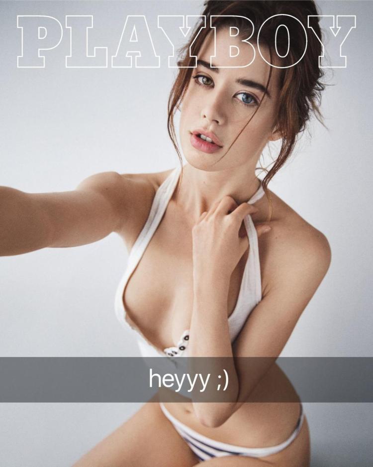Sarah McDaniel by Theo Wenner for Playboy's first non-nude issue