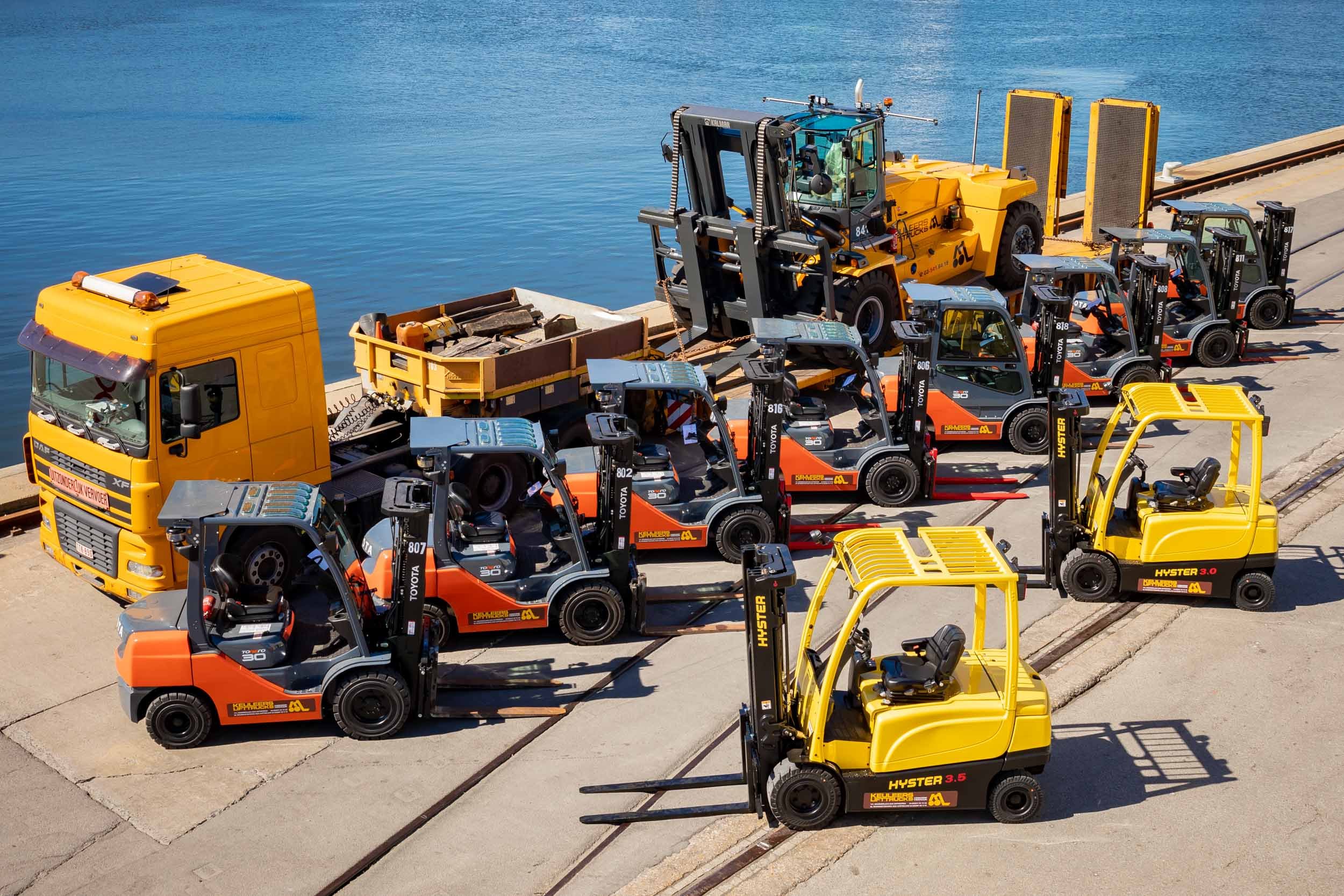 Productfotografie - Keuleers Lifttrucks -  Logistiek Materieel