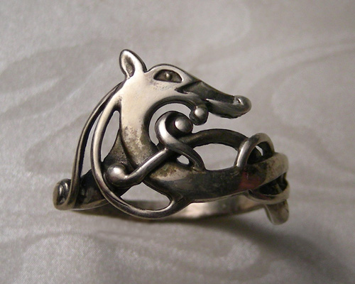 Fashion Vintage Viking Animal Jewelry Wedding Engagement Rings K2U1