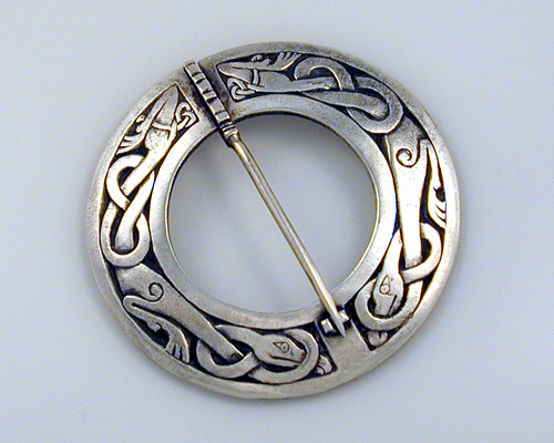 Celtic, circle brooch pin.