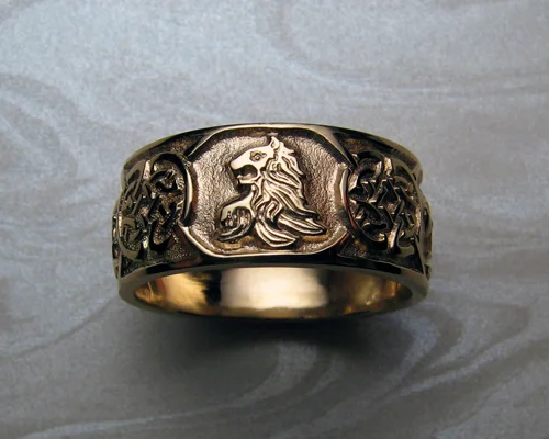 Celtic band with lions.