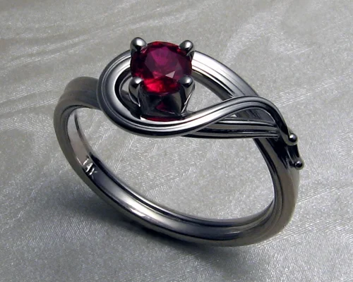 Engagement ring FF-Cu-1050