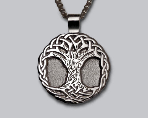 Irish Tree of Life Sterling Silver Necklace 925 with personalised message |  Shop In Ireland | Shop In Ireland