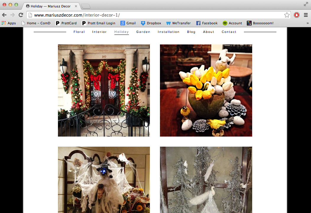 Secondary Gallery (scrolled down)