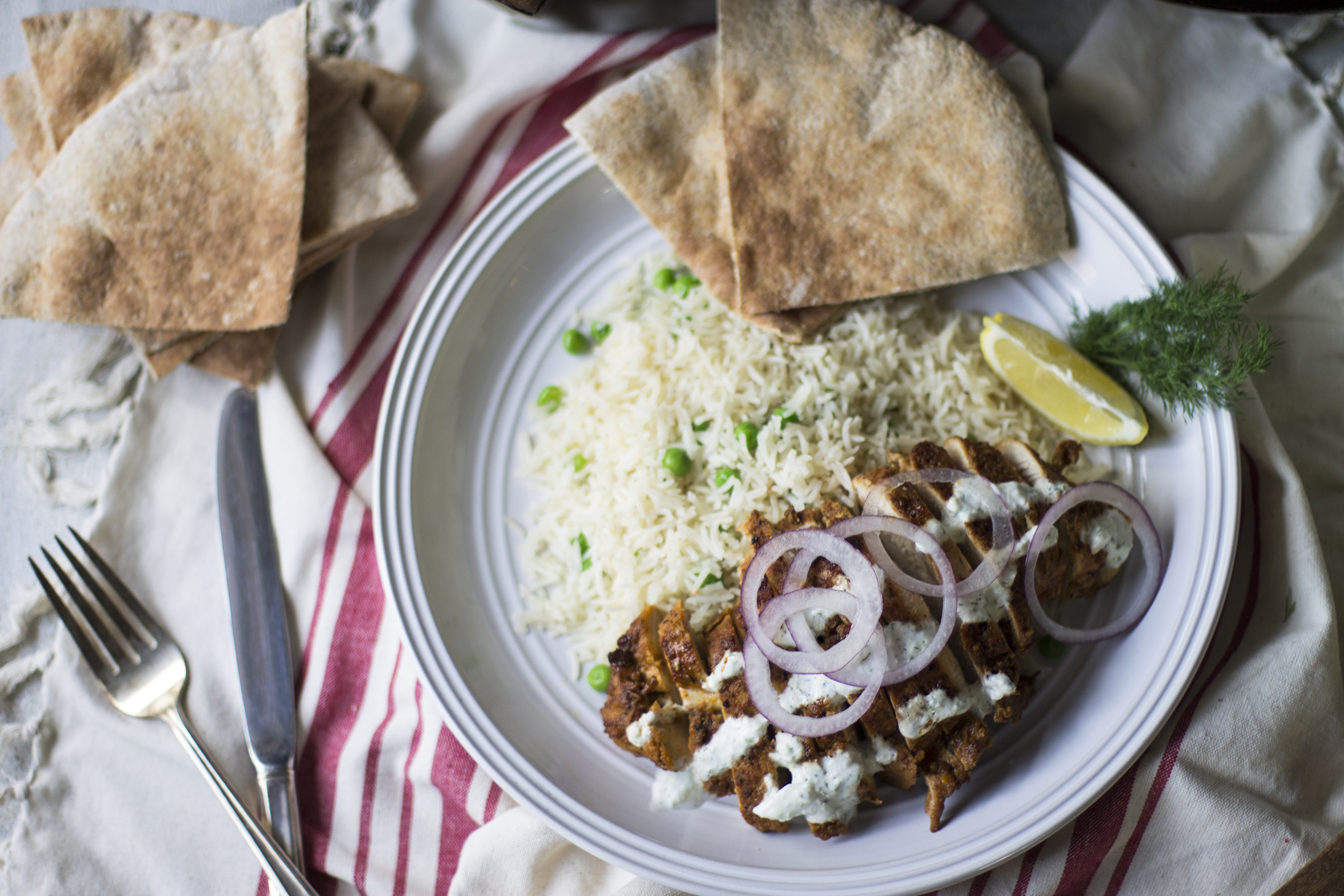 Chicken Shawarma over Greek Rice — My Diary of Us
