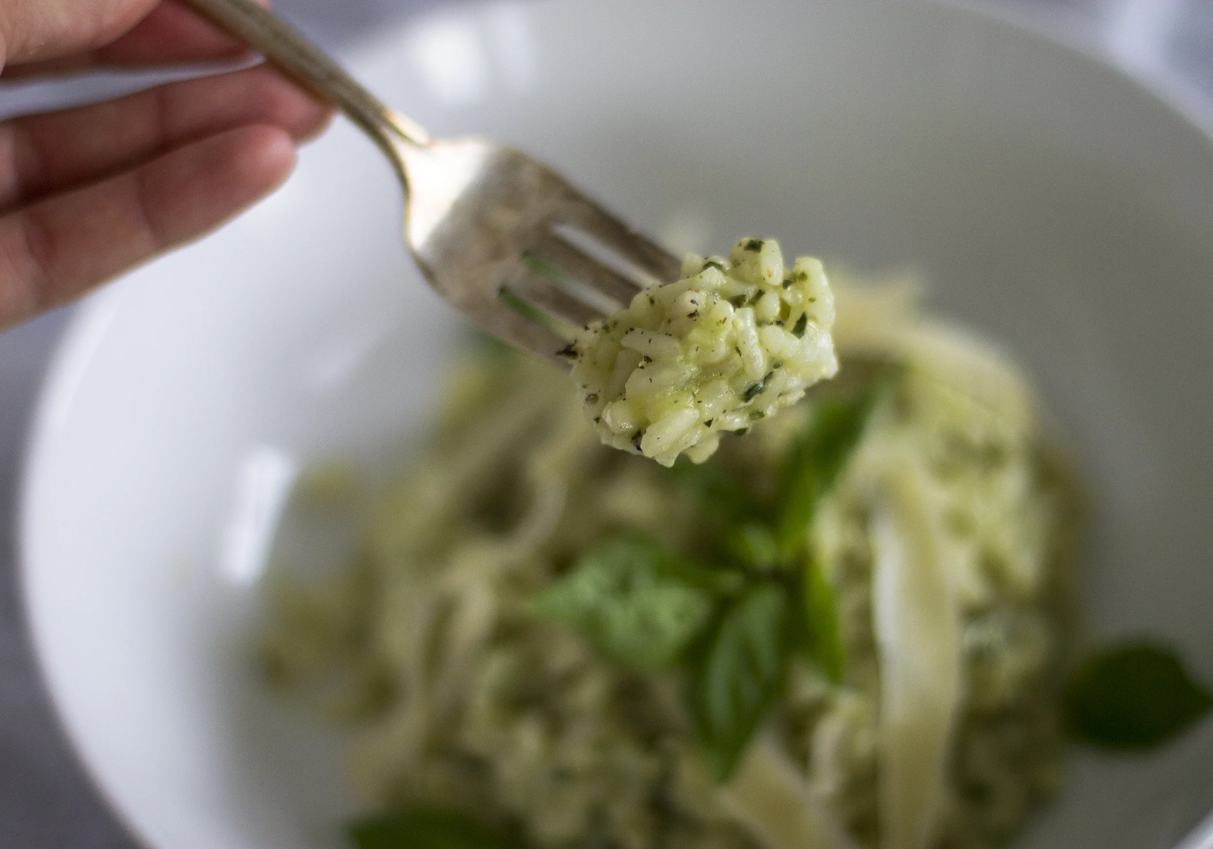 Pesto Risotto — My Diary of Us