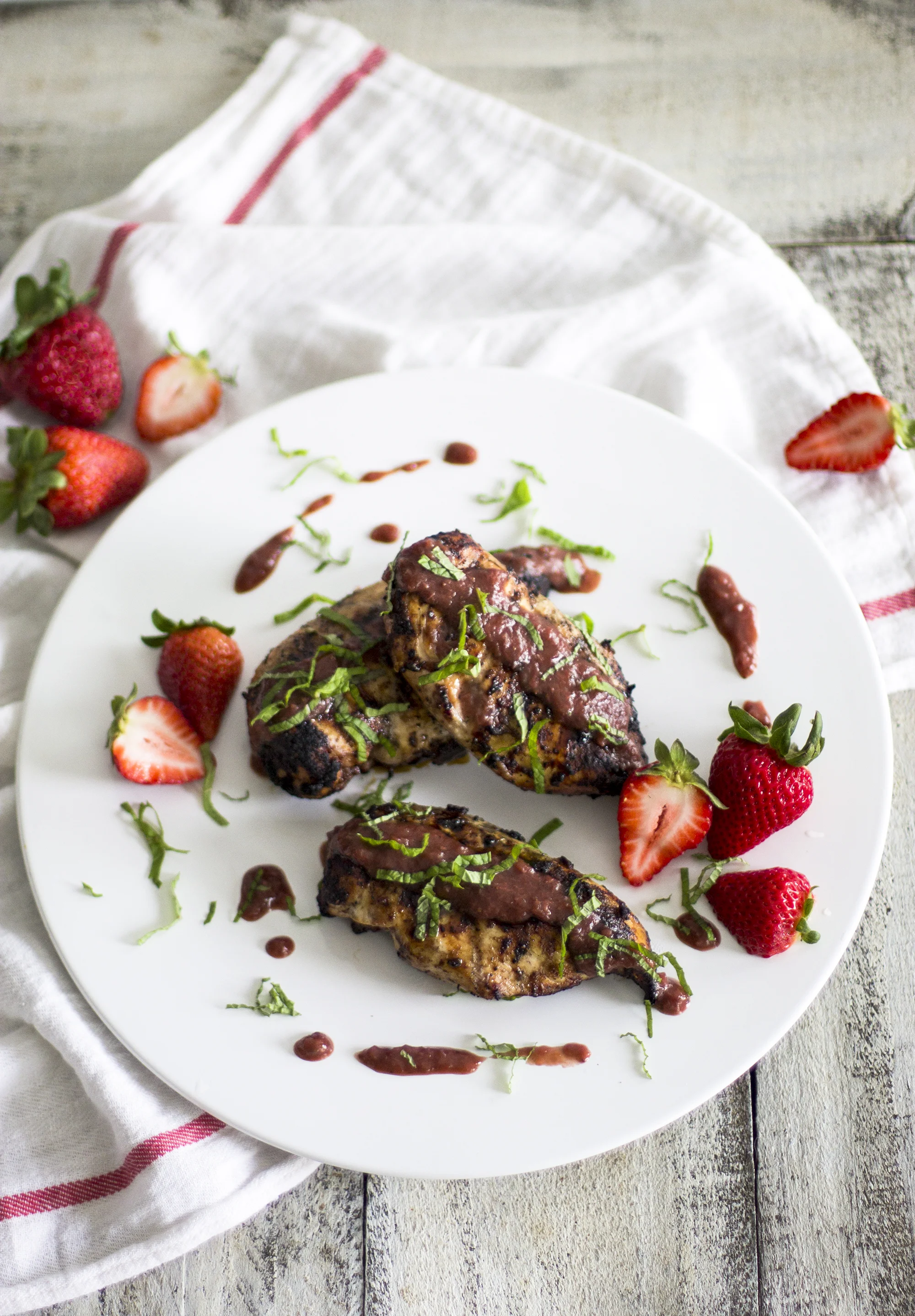 Strawberry Balsamic Grilled Chicken