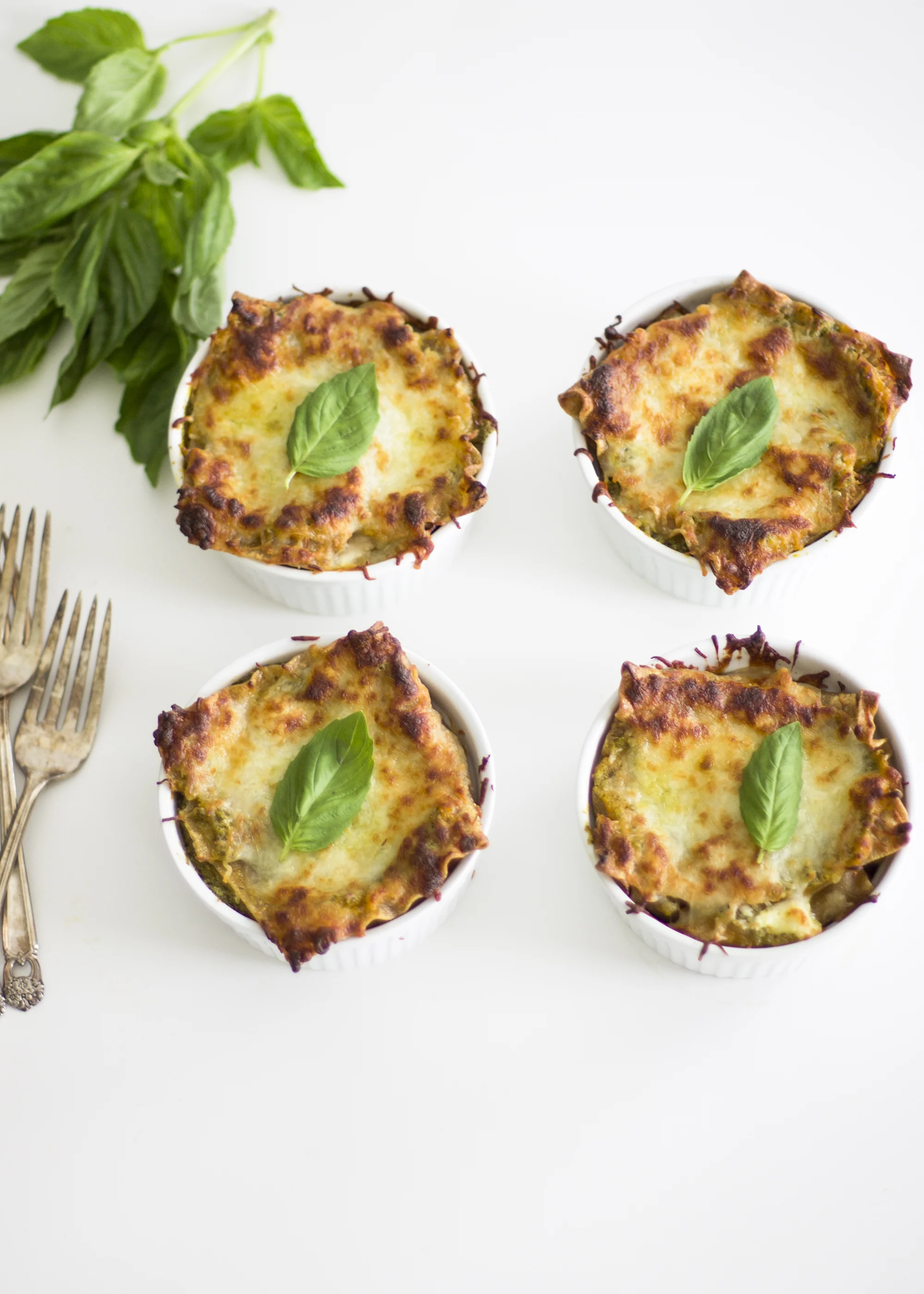 Whole Wheat Butternut Squash and Pesto Lasagna