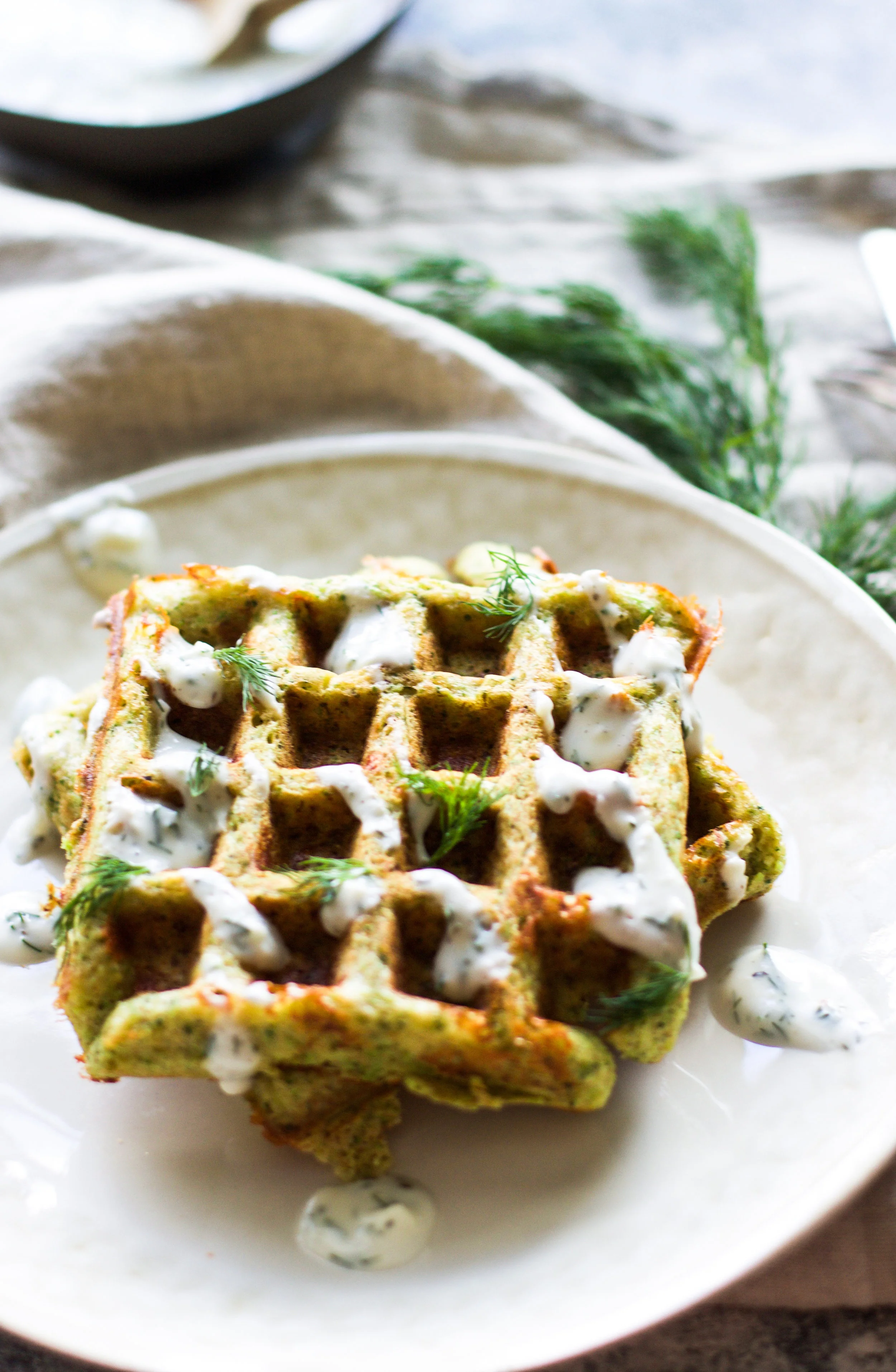 Easy White Cheddar Broccoli Waffles — My Diary of Us