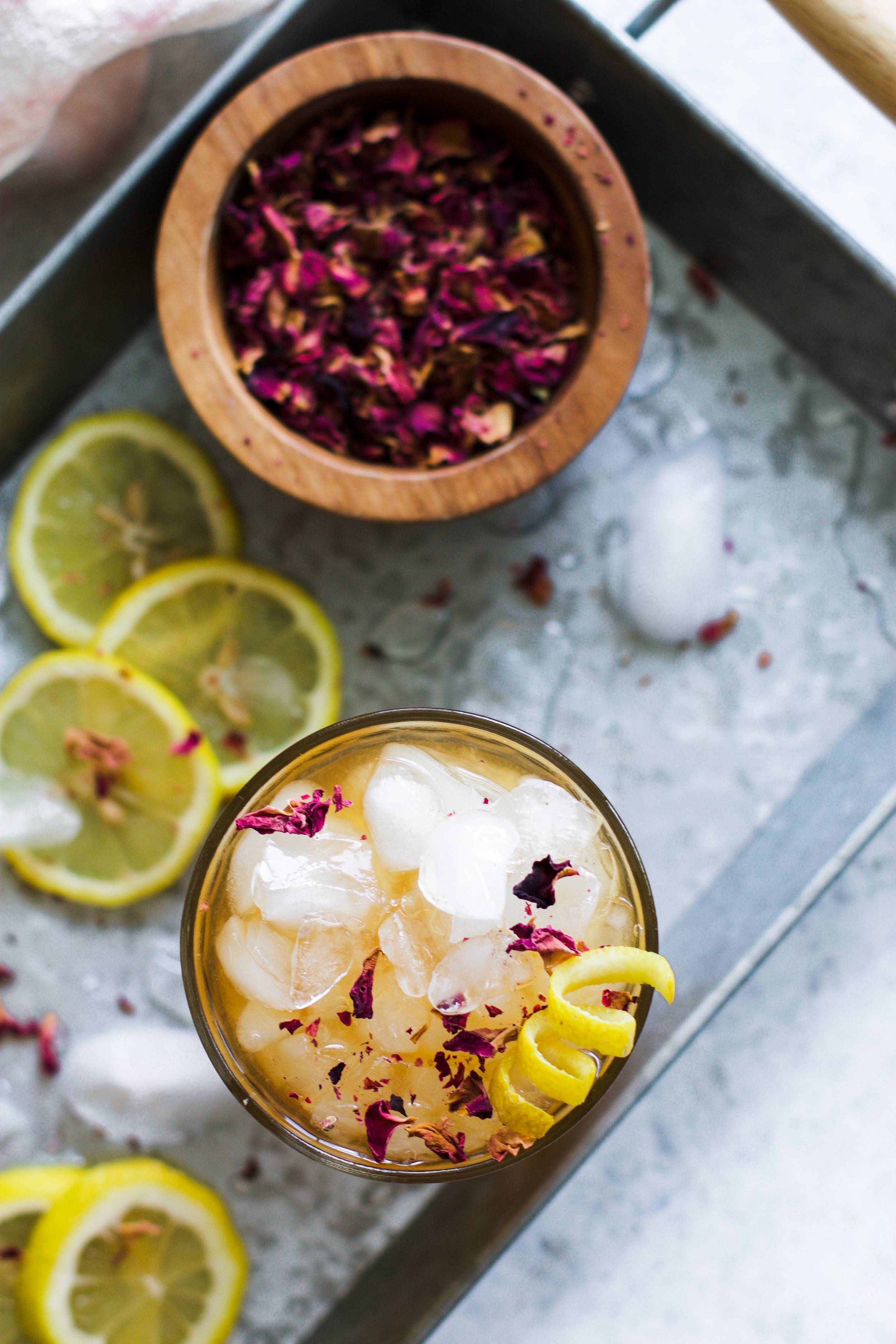 Rose Iced Tea - Oh, How Civilized