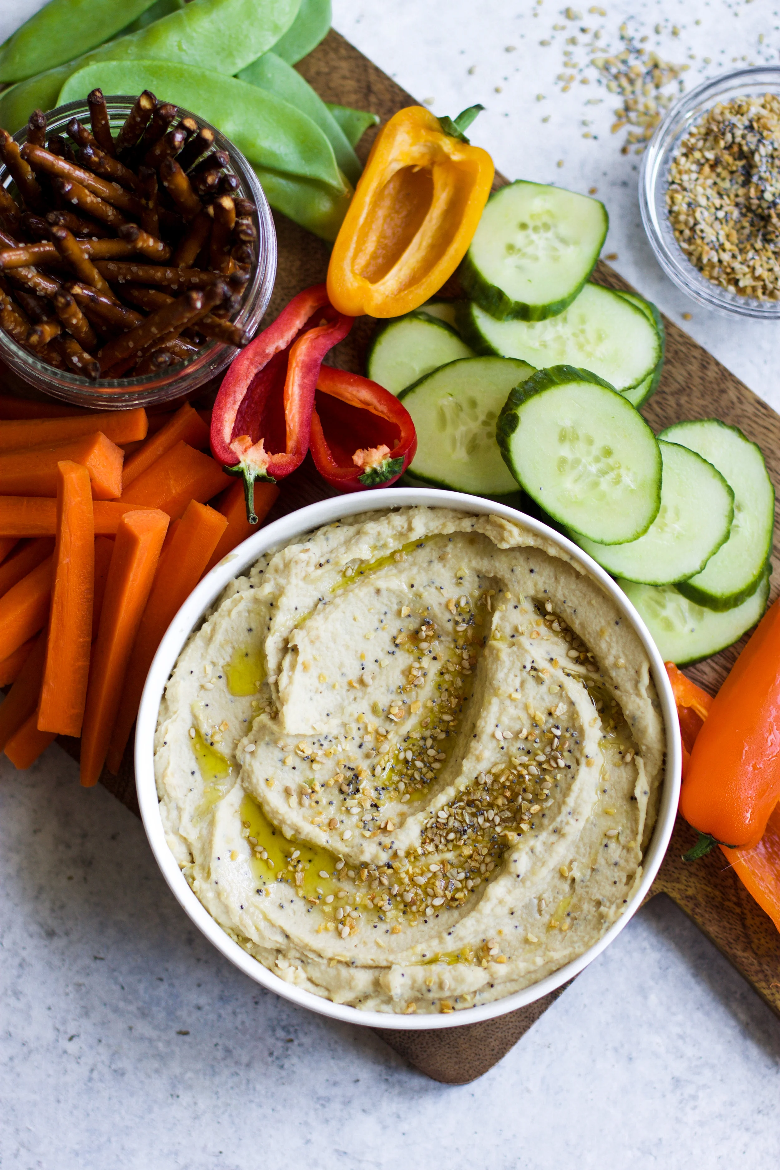 Everything Bagel Hummus