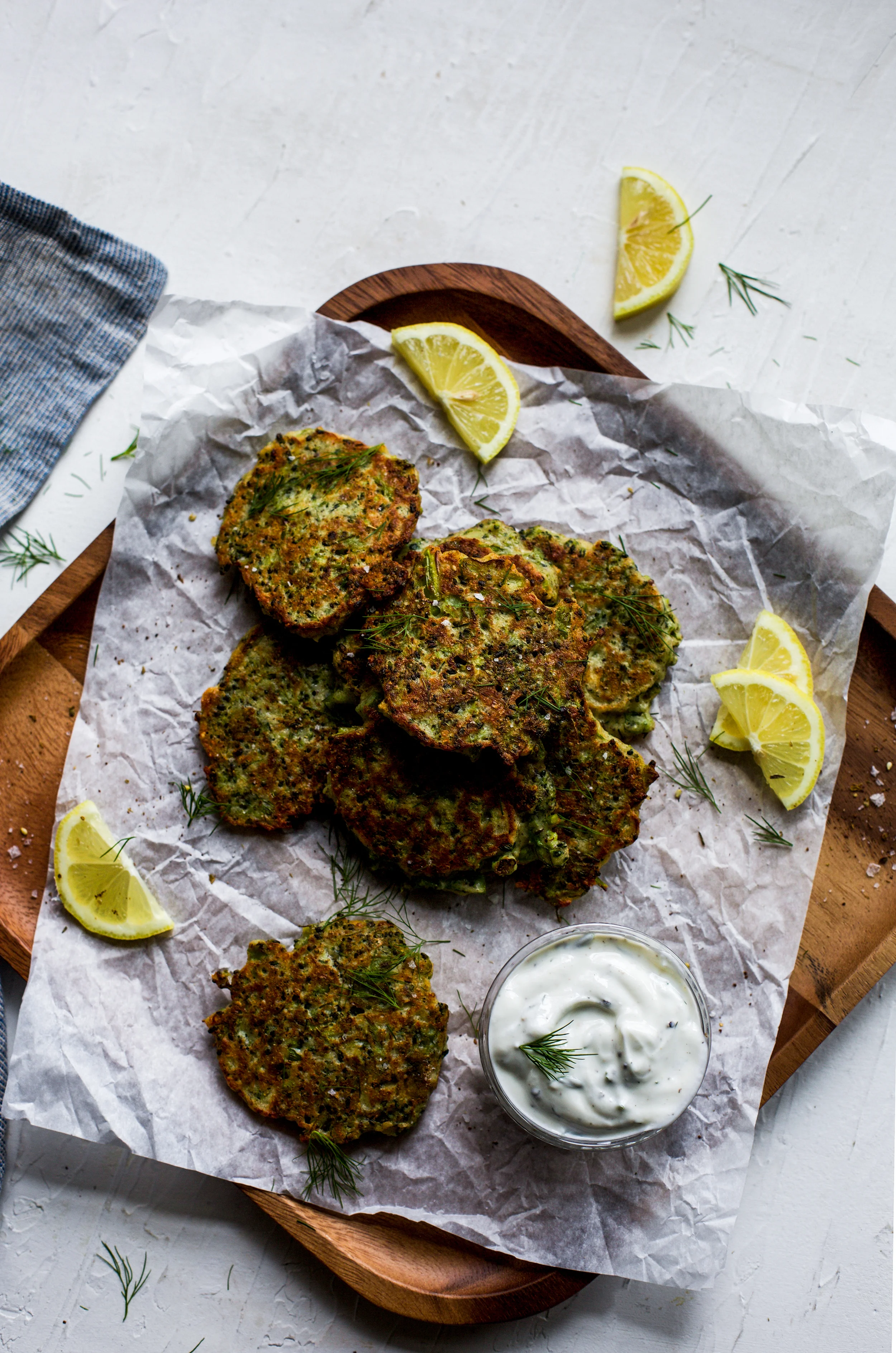 Easy Gluten Free Broccoli Cheese Fritters With Za Atar Yogurt Dip My Diary Of Us