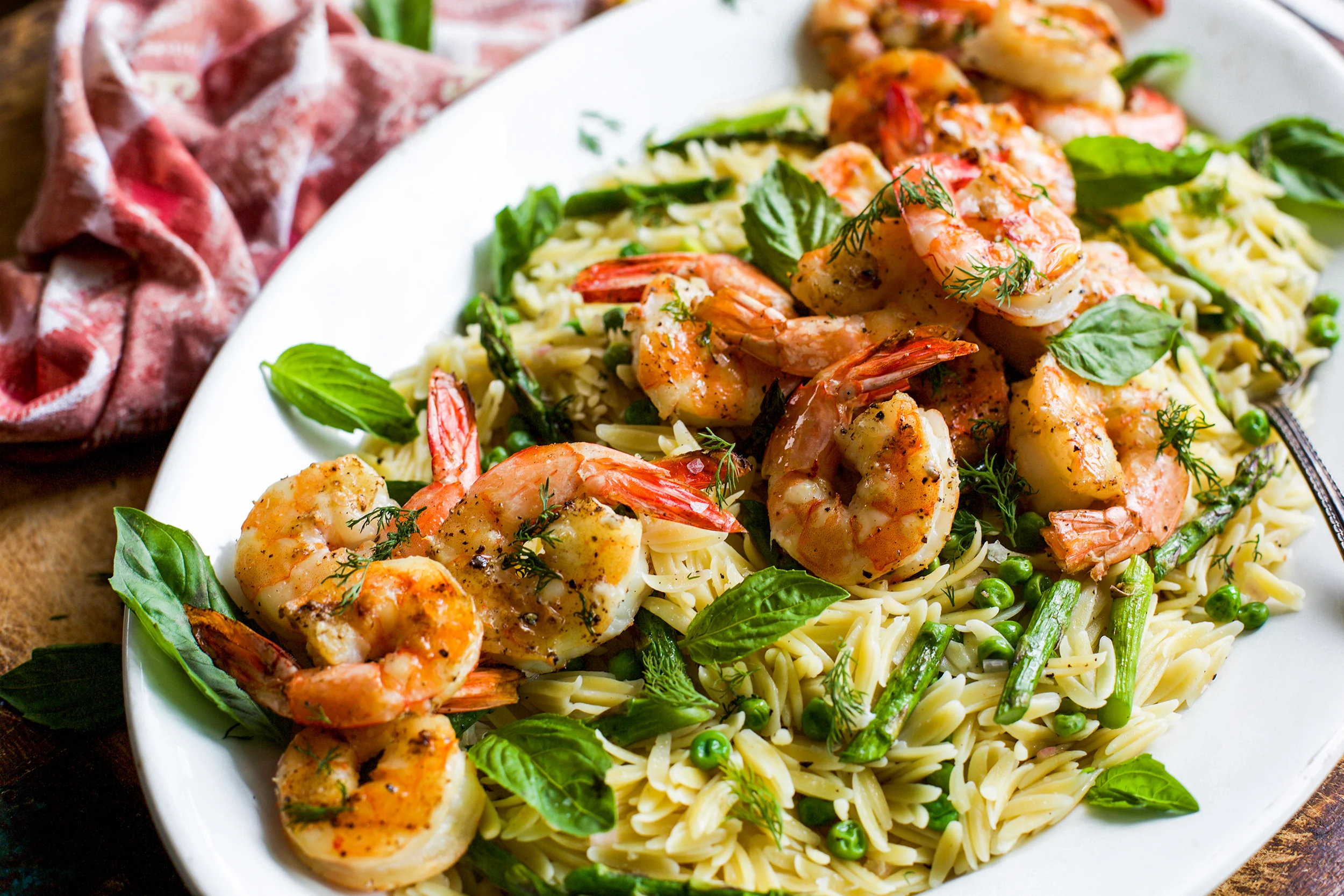 Grilled Lemon Shrimp And Asparagus Orzo Salad My Diary Of Us