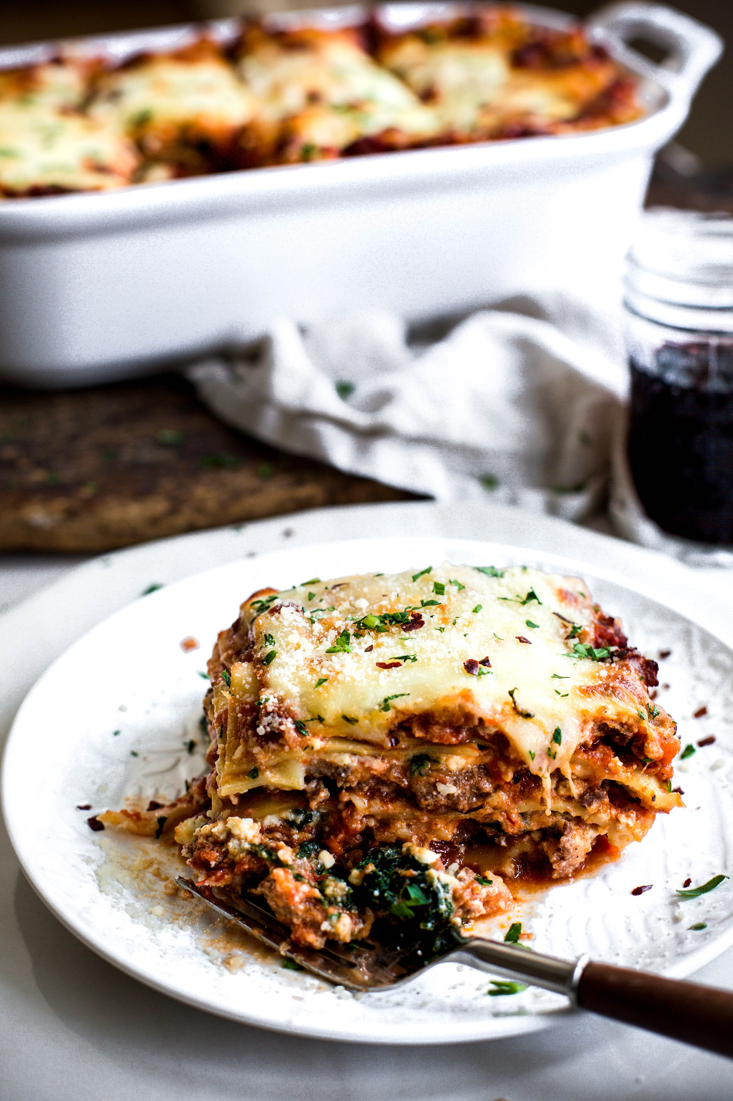 Spinach and Beef Lasagna — My Diary of Us