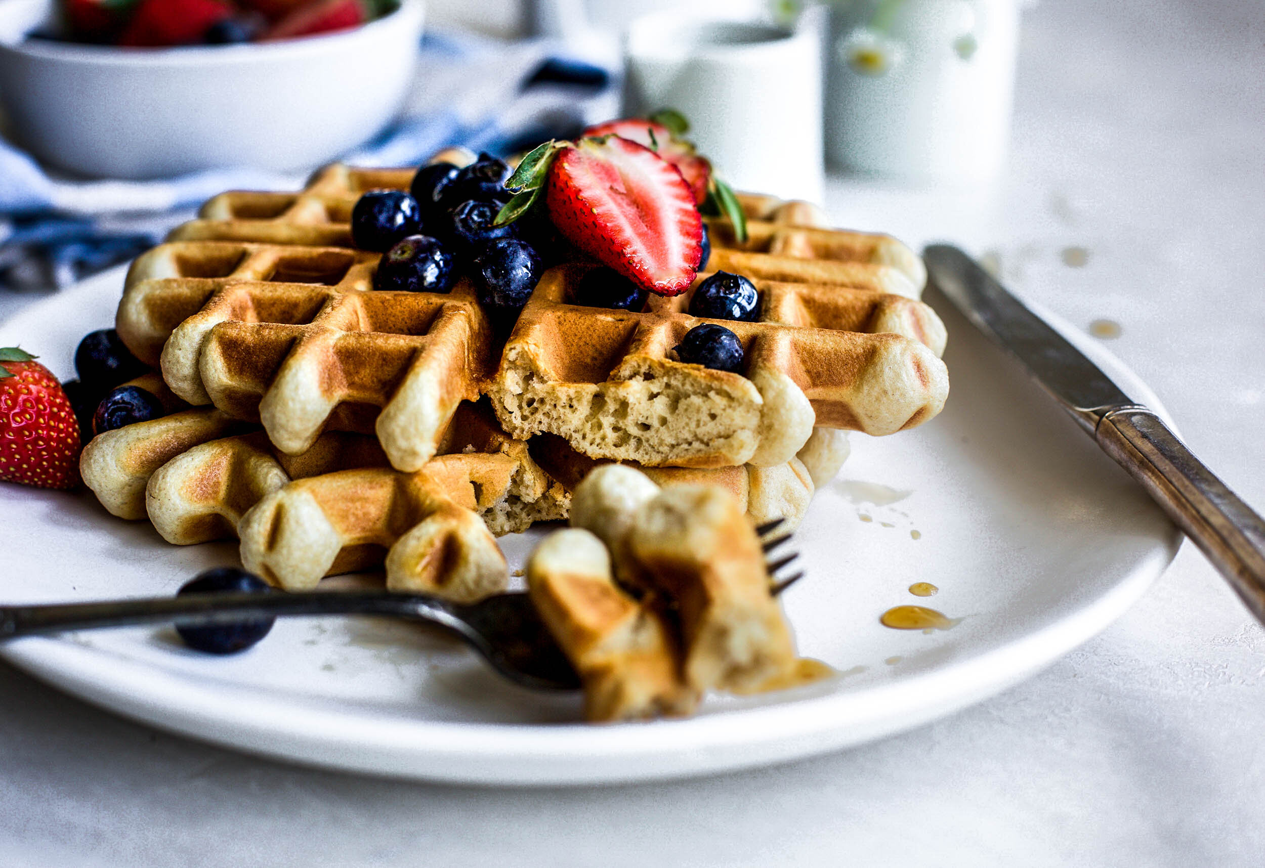 Easy Waffles from Scratch — My Diary of Us