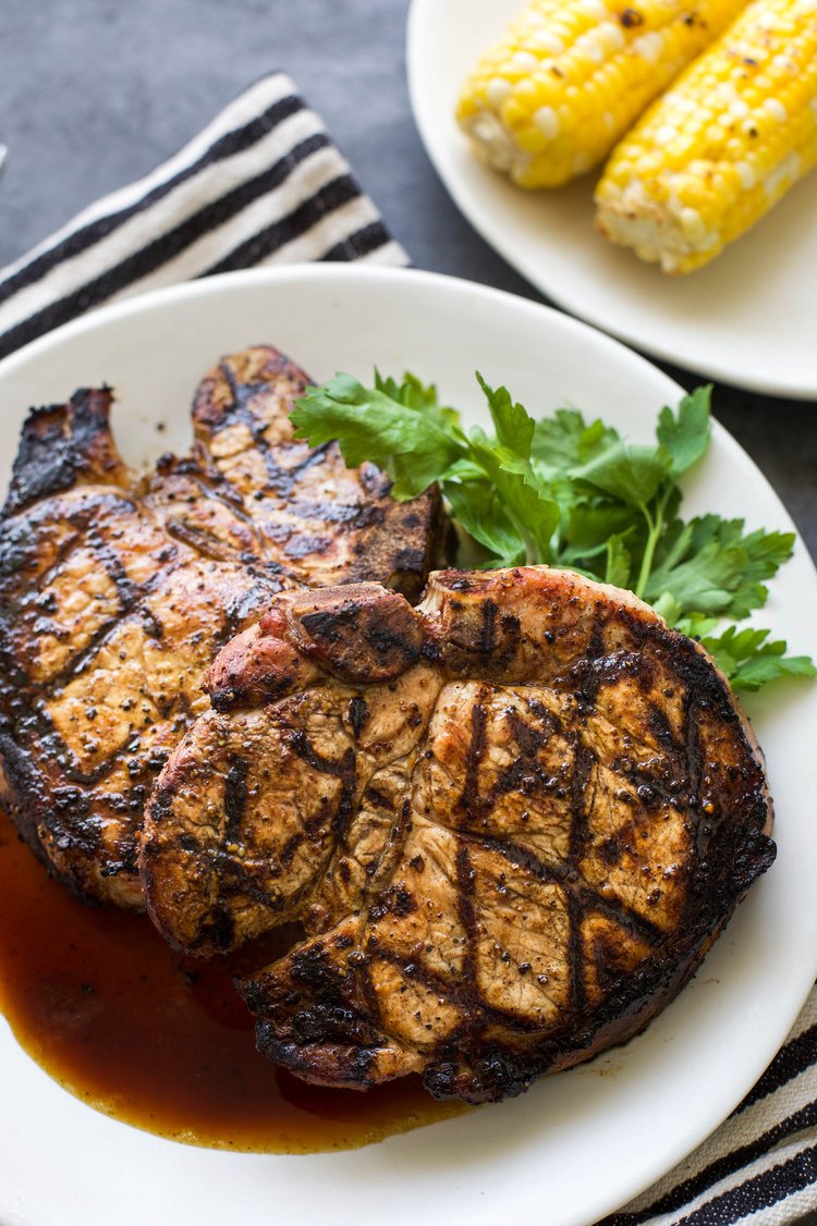 Nibble Me This: Quick Grilled Pork Chops