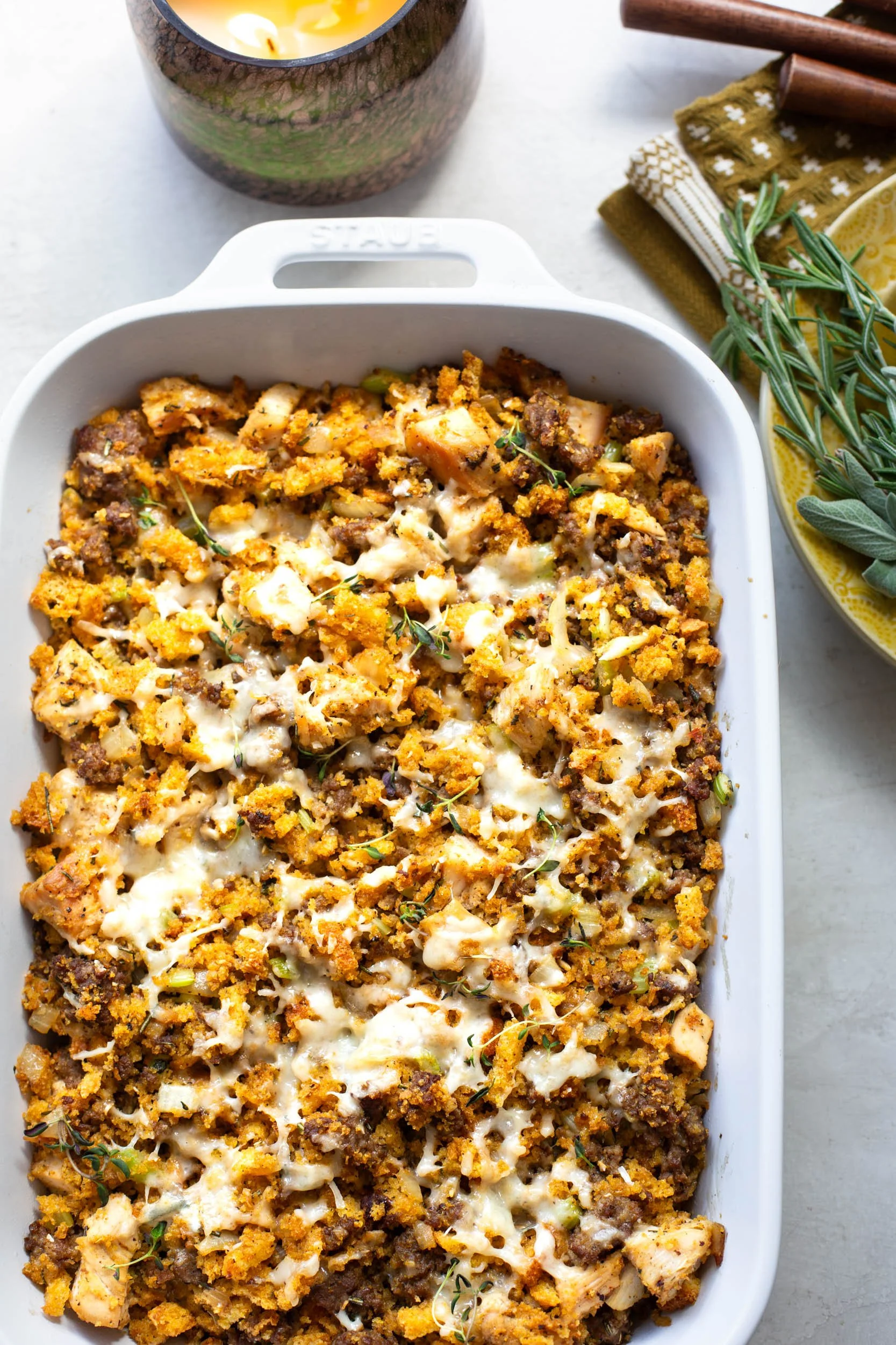Easy Turkey Stuffing Casserole
