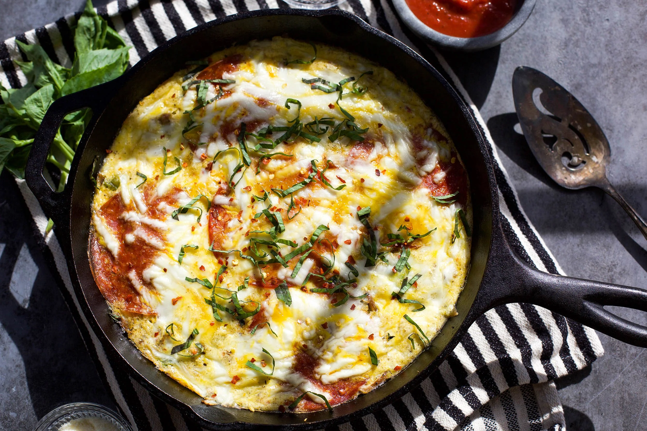 Easy Pizza Frittata — My Diary of Us