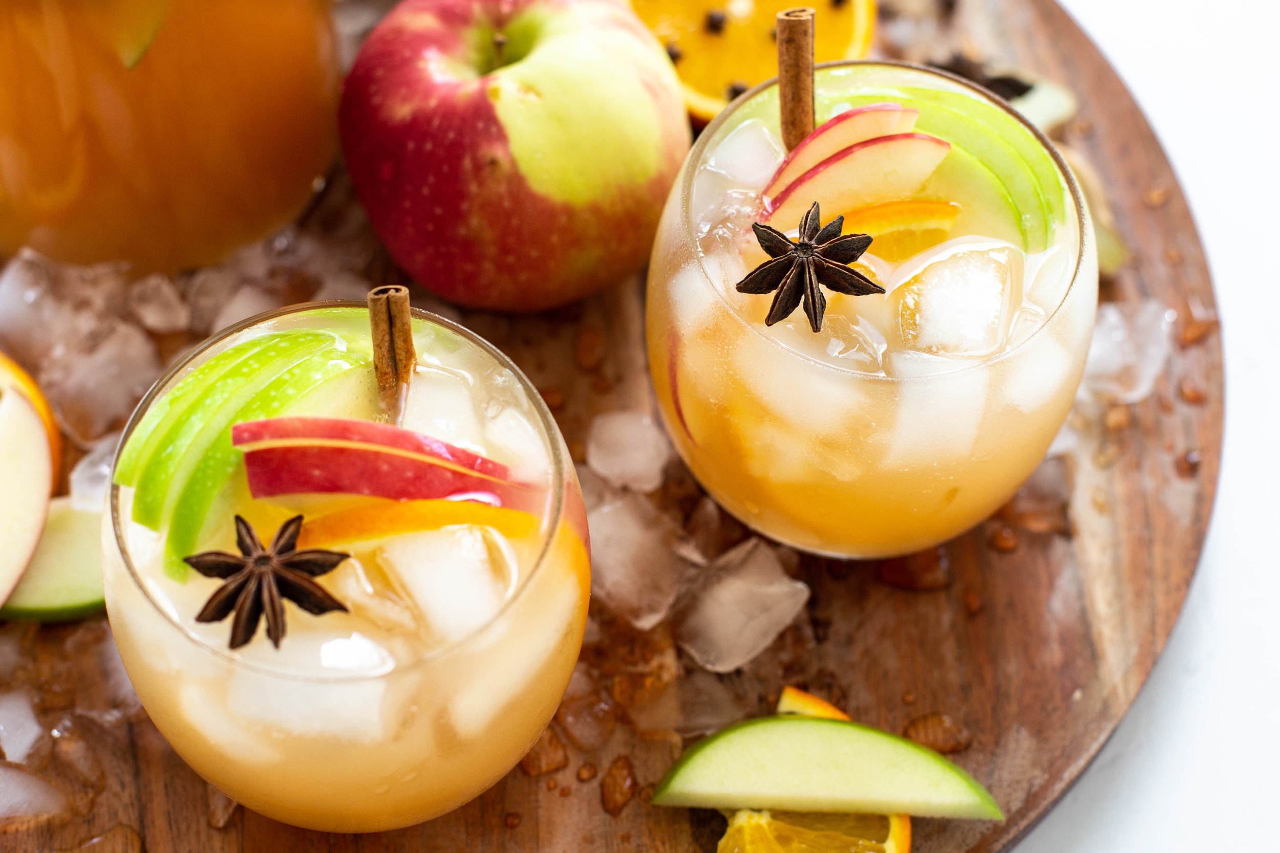 Spiced Apple Cider Sangria — My Diary of Us