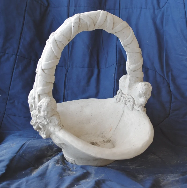 Angel with Roses Basket