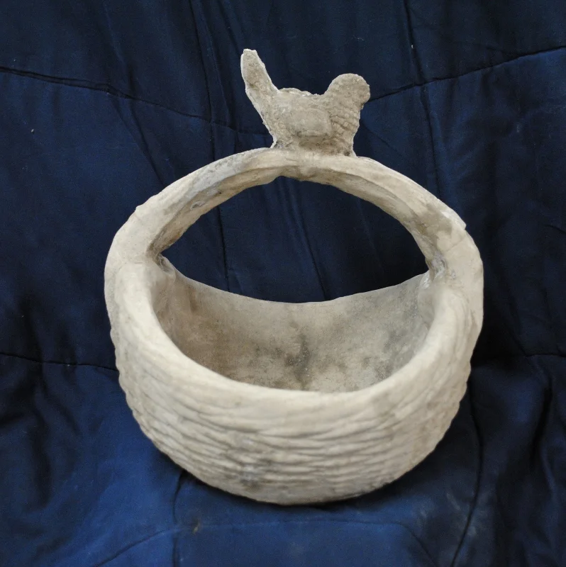 Egg Basket with Bird