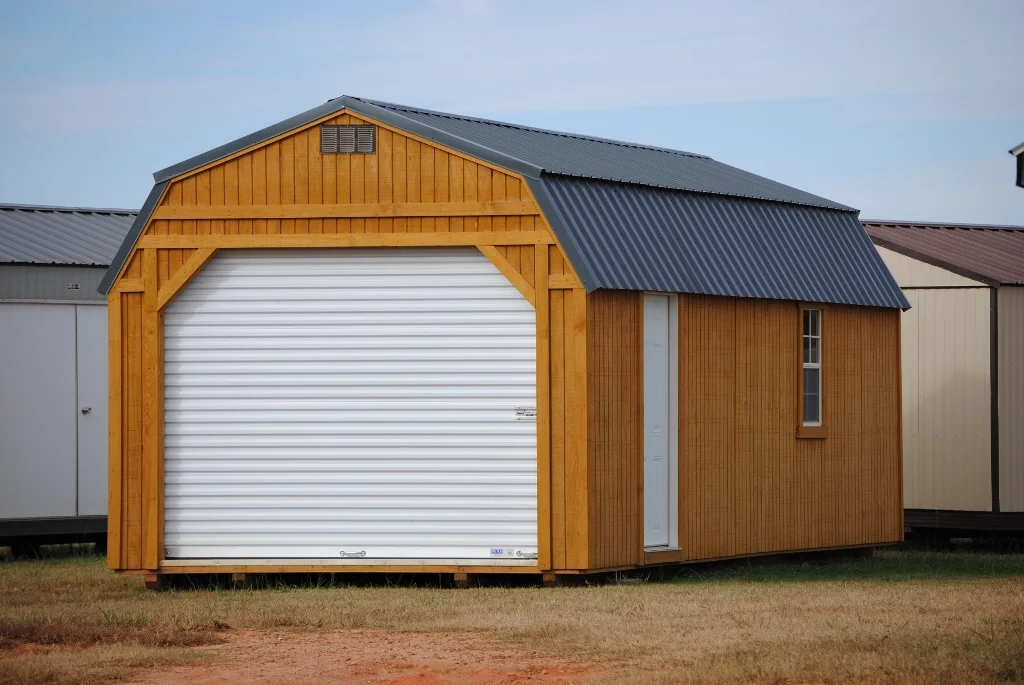 12x28 Lofted Barn with Garage Package