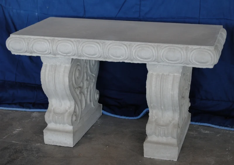 Short Straight Bench with Design
