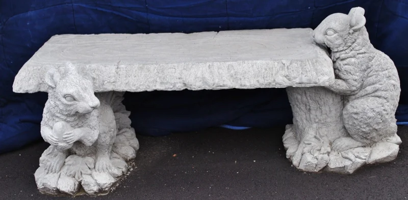 Fancy Squirrel Bench