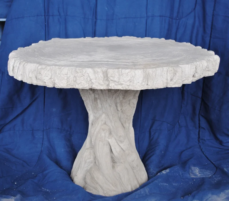 Wood Stump End Table
