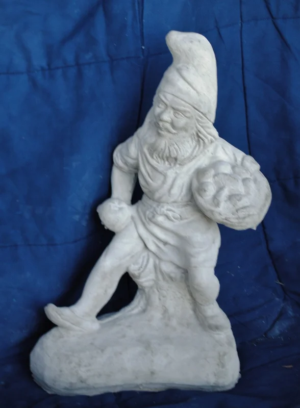 Gnome with Mushrooms