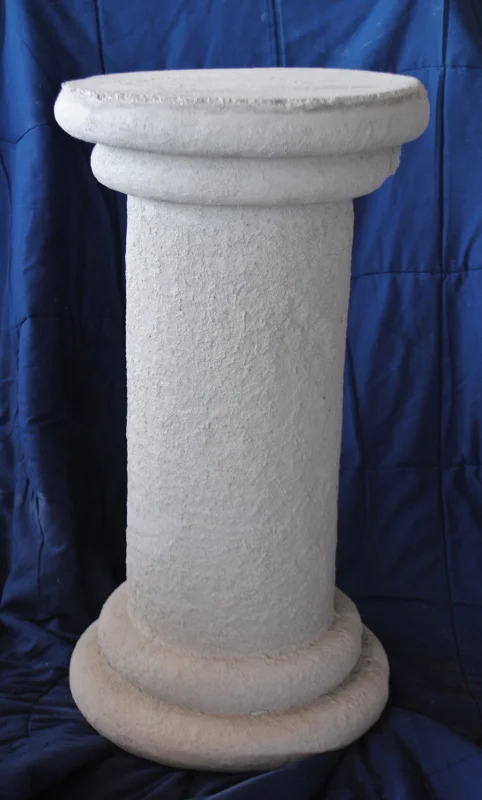Tall Textured Pedestal