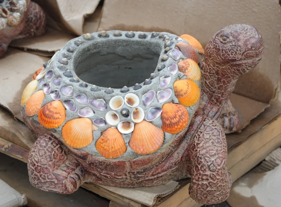 Shell Turtle Planter