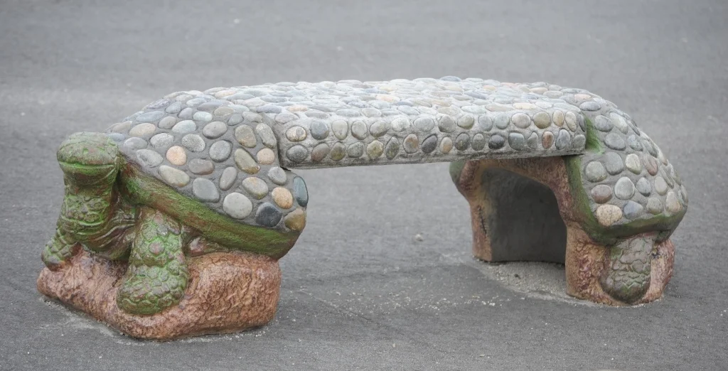 Stone Turtle Bench