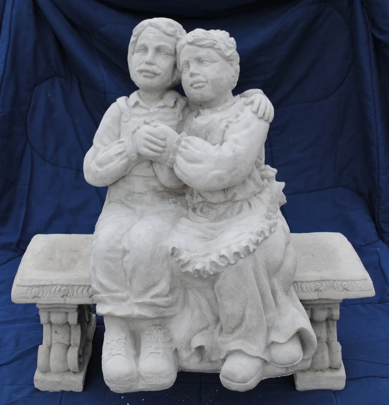 Grandma and Grandpa on Bench