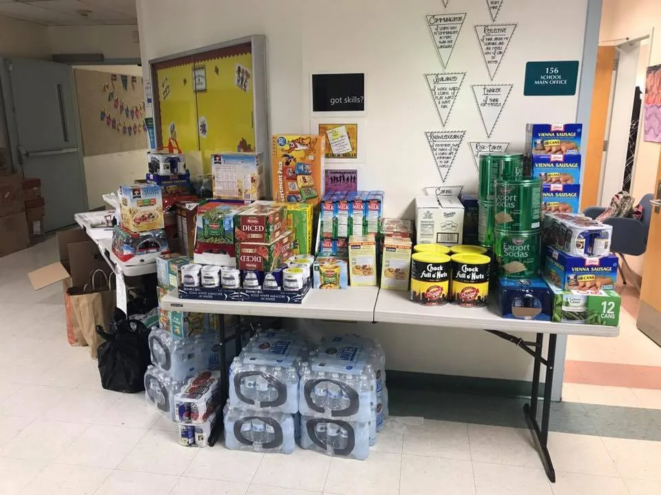Donations from the GCCS family to our friends in need. 