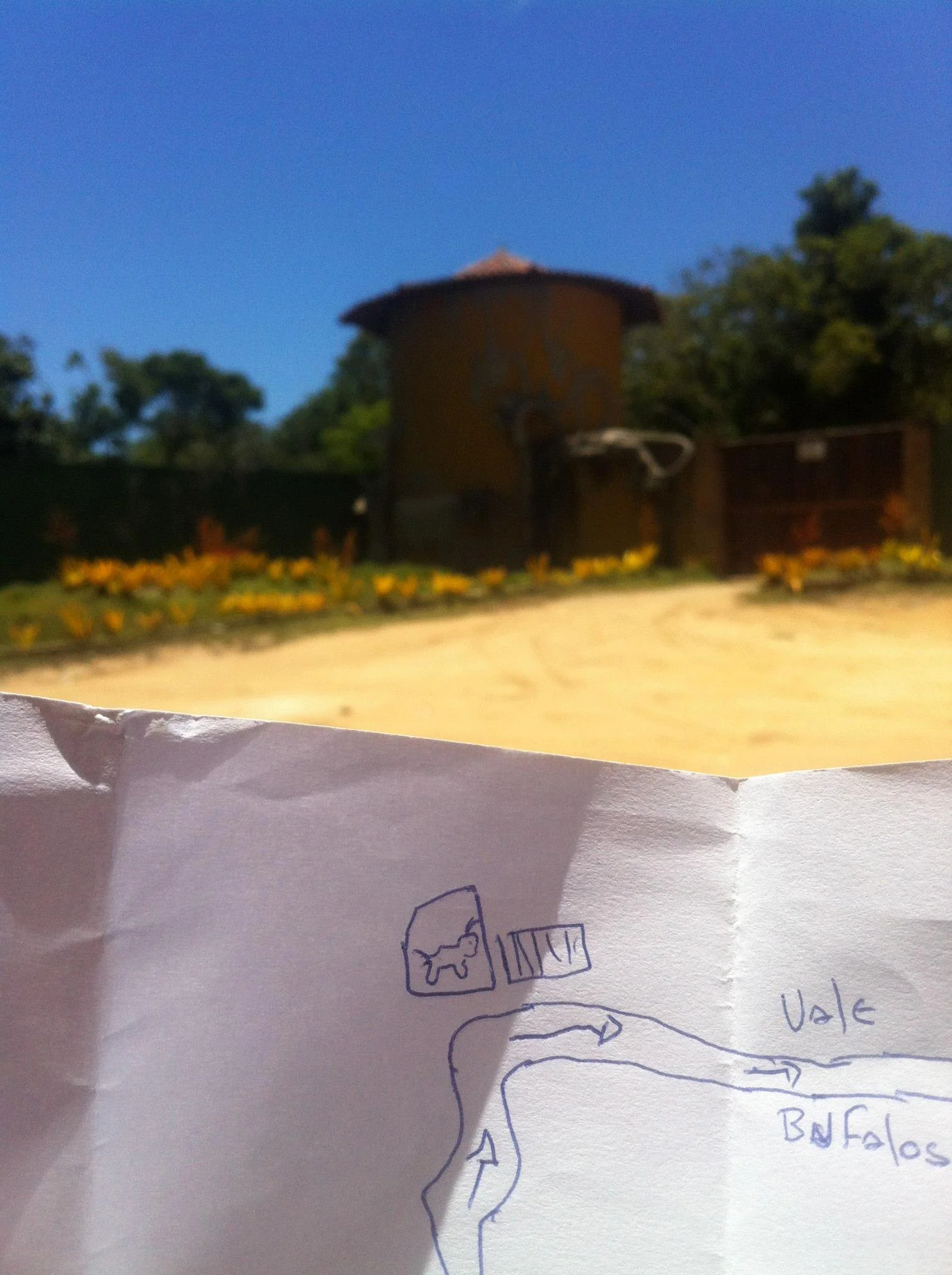 {Our road map to Sylvinha's...I'm not kidding...}