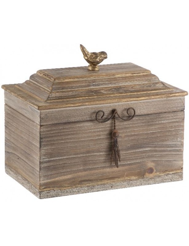 Voler Box with gilded bird by Aidan Gray Home