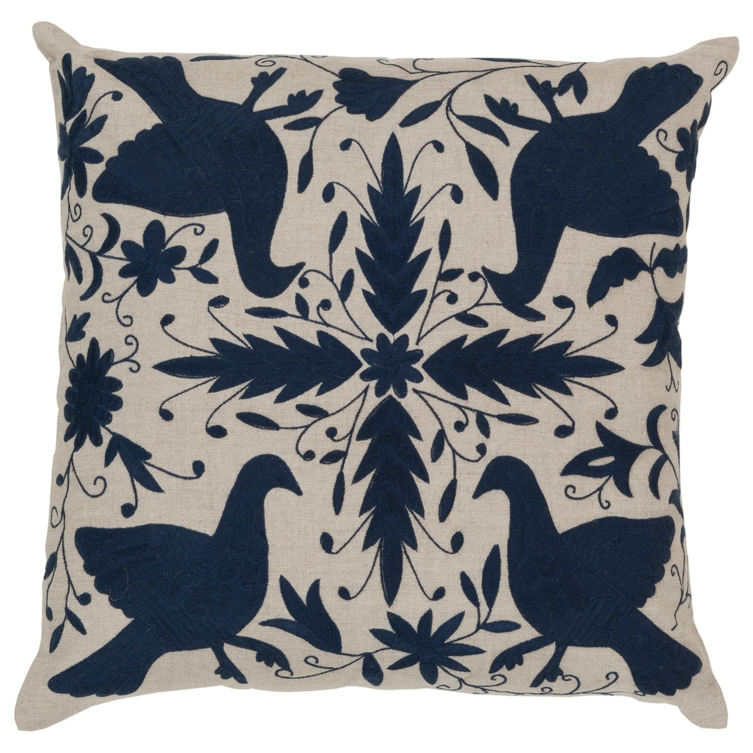 Fly Away Pillow in Navy by Surya 