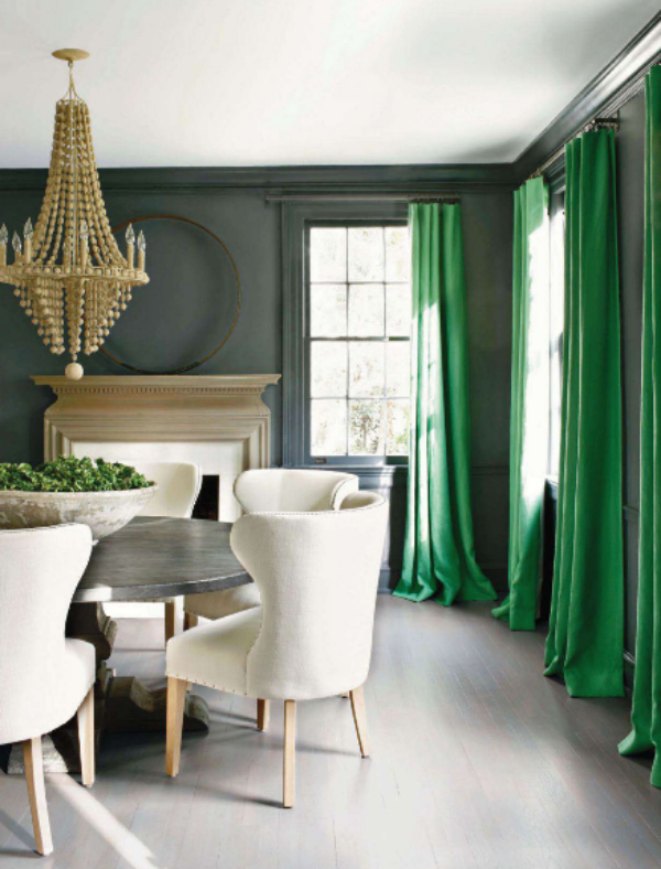 I adore this green and grey combo! 