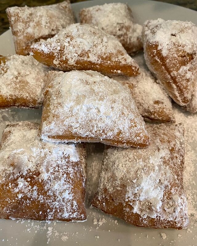 This just happened #beignets #homemade #itsyourkitchen #bakerslife