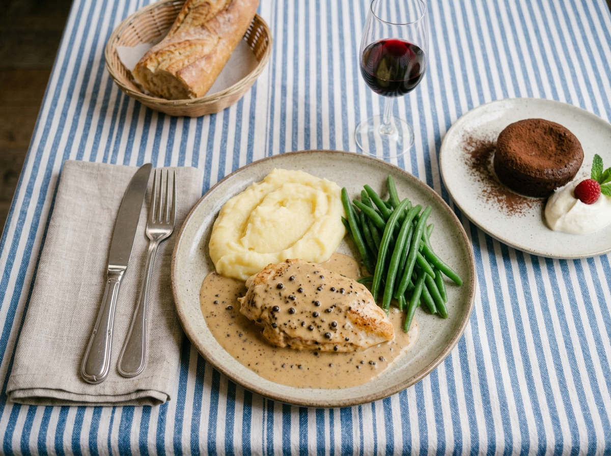 September - 22 - Chicken Au poivre French twist on Steak Au poivre