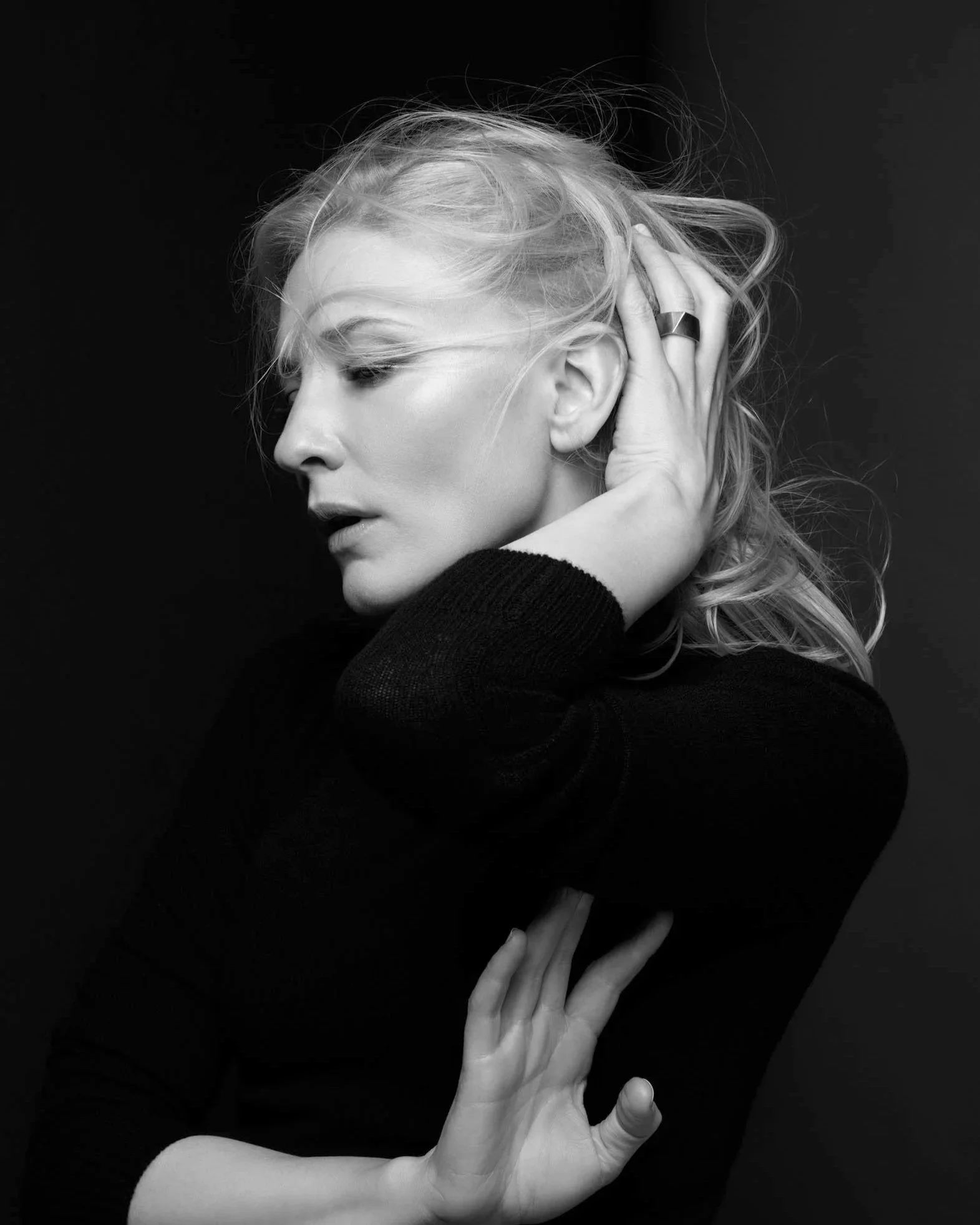 Portrait of Cate Blanchett taken by photographer Gary Heery