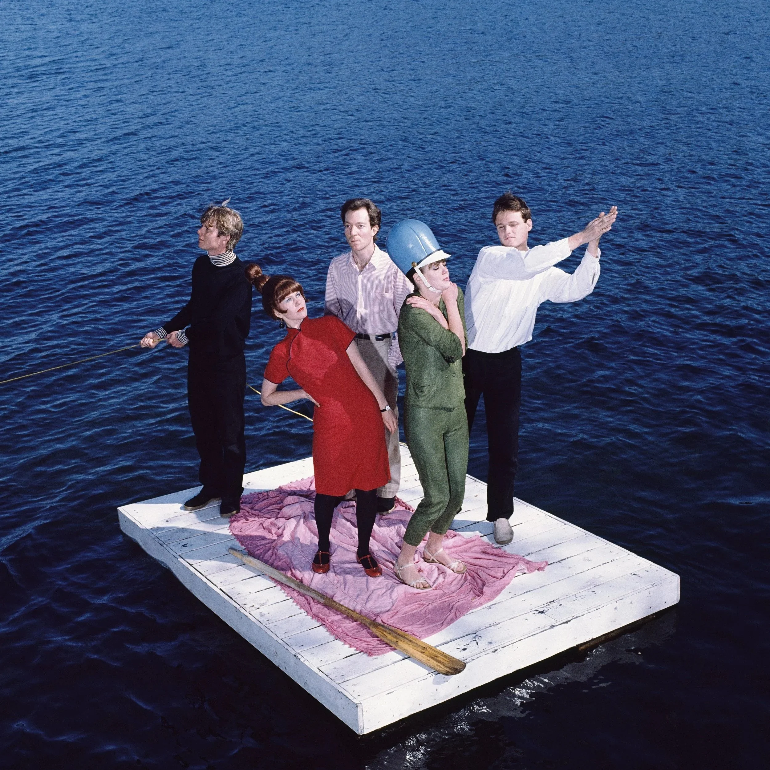 B52's cover shoot by Gary Heery